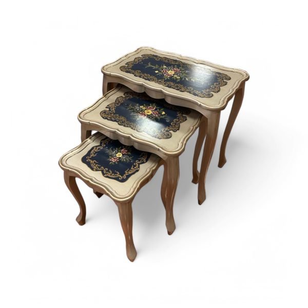 Hand Painted Nest of Tables (Design B) - Image 2