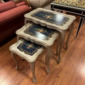 Hand Painted Nest of Tables (Design B)