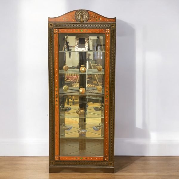Peacock Design Corner Cabinet