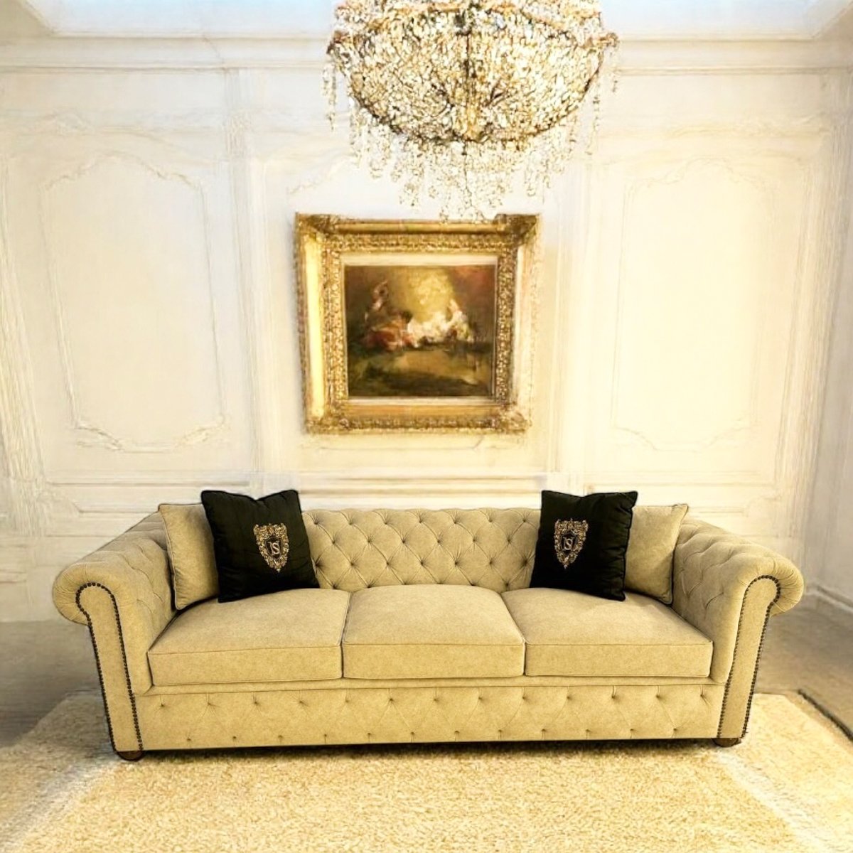 Chesterfield Sofa (Fabric) - Image 2