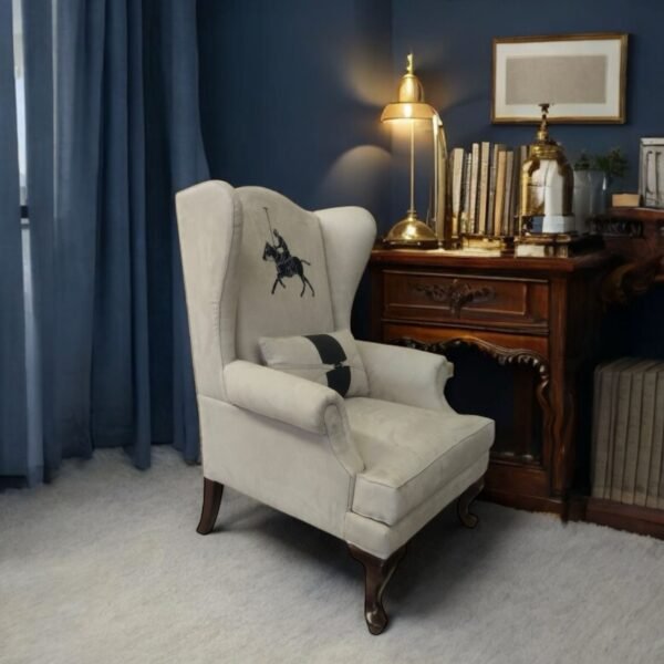 Equestrian Wing Chair - Image 2