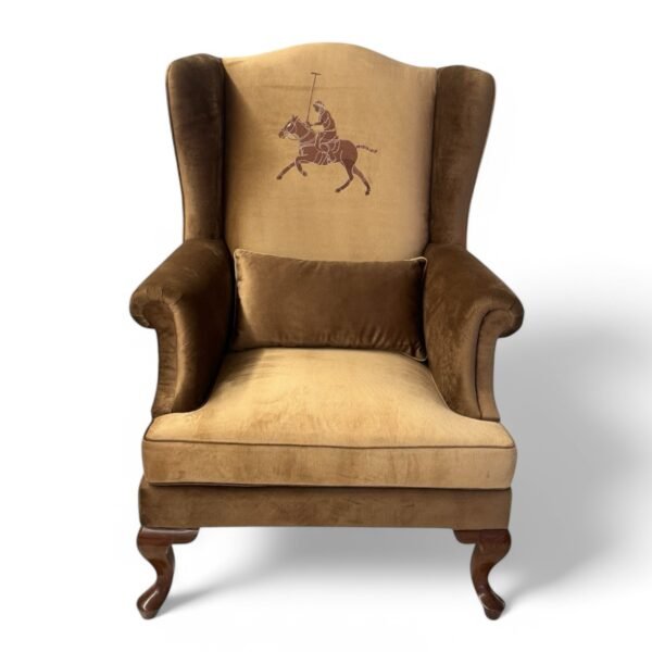 Equestrian Wing Chair - Image 4