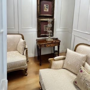 Ella Marquetry Side Table