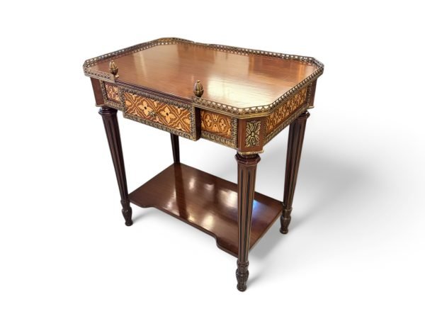 Ella Marquetry Side Table - Image 3