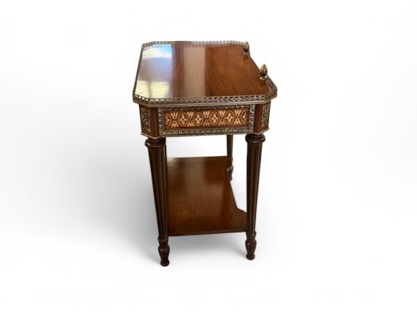 Ella Marquetry Side Table - Image 4