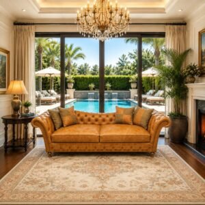 Cambridge Leather Sofa