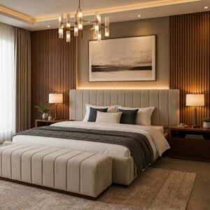 Linear Luxe Bed